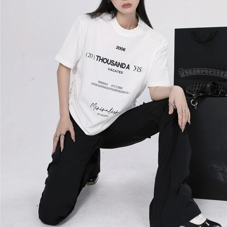 2023SS ホットガール 韓国ストリート Tシャツ サマーファッション  mry000709