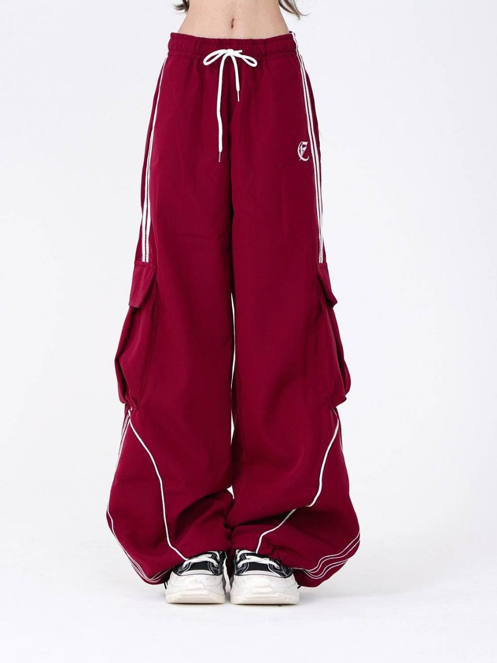 【2color】Track Line Cargo Wide Pants mry001730