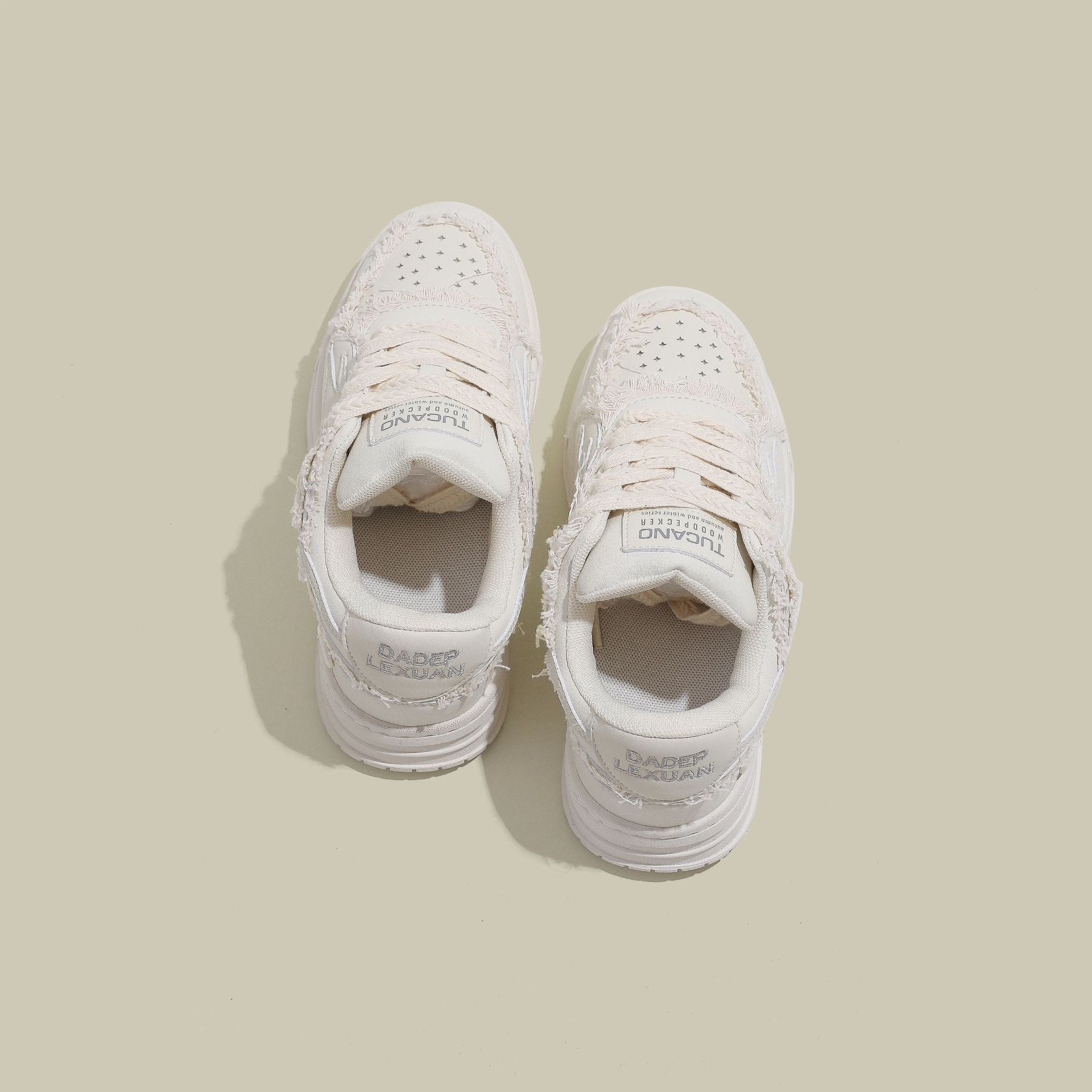 【2color】Ivory Edge Fray Sneakers mry001754
