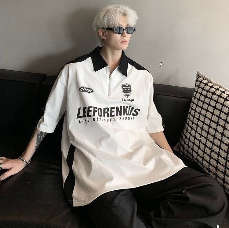 【2color】Monochrome Game T-Shirt mry001682