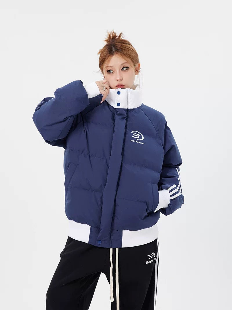 【衝撃価格】Sporty High-Neck Puffer Jacket mry001969