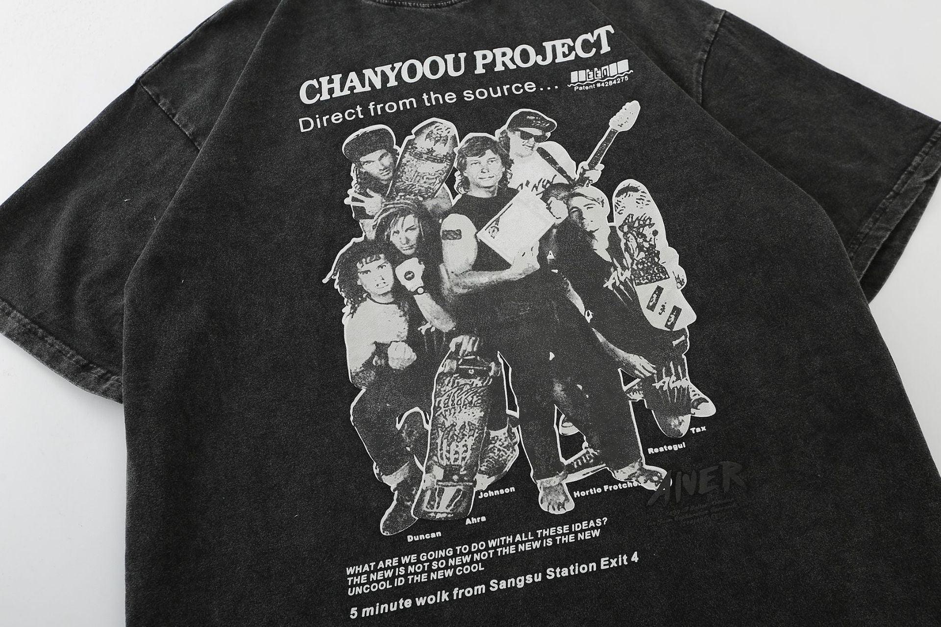 2023SS アメリカン トレンディ バンド ラウンドネック ポップストリート 半袖Tシャツ 韓国ストリート 韓国カジュアル   mry000836