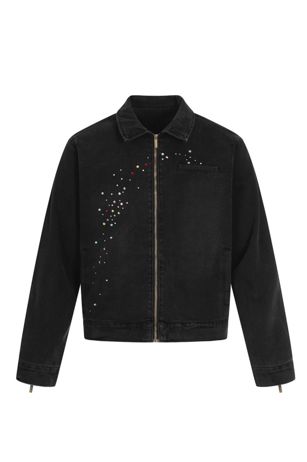 Studded Zip Work Jacket mry002211