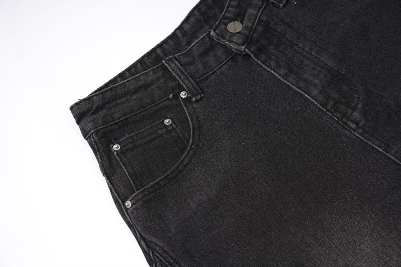 【2color】Extreme Wide-Leg Ripped Denim Pants mry001649