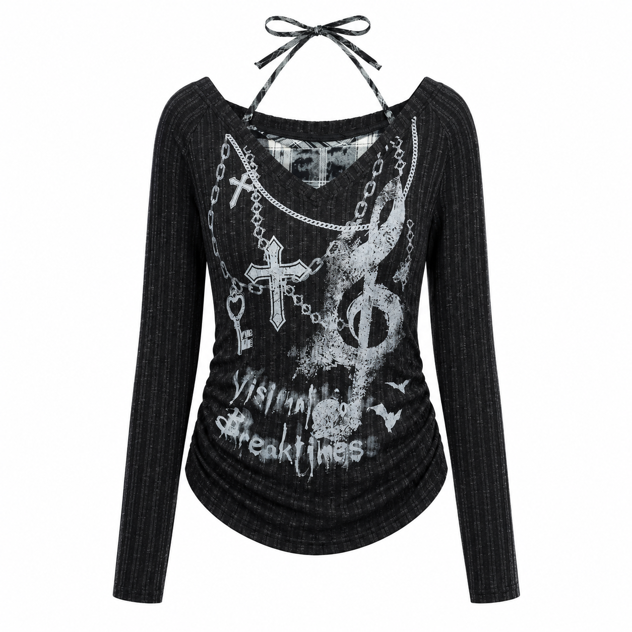 【新作】チェーンクロス フィットTシャツ mry002767