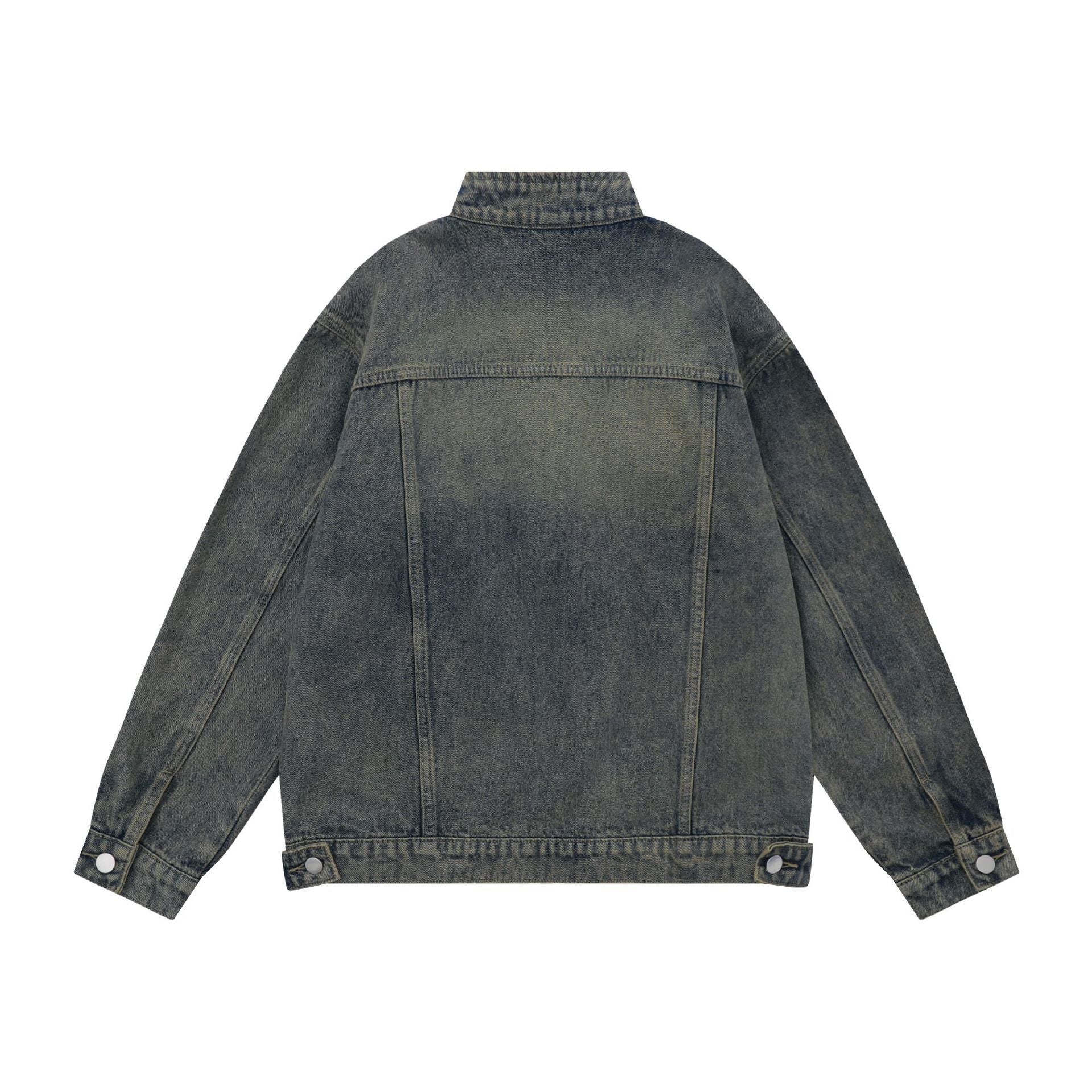 【2color】American Retro Denim Jacket  mry001004