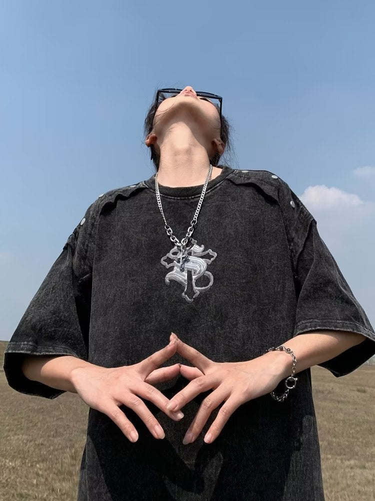 【売り切れ注意】Blackout Wash Heavy T-shirt mry001644