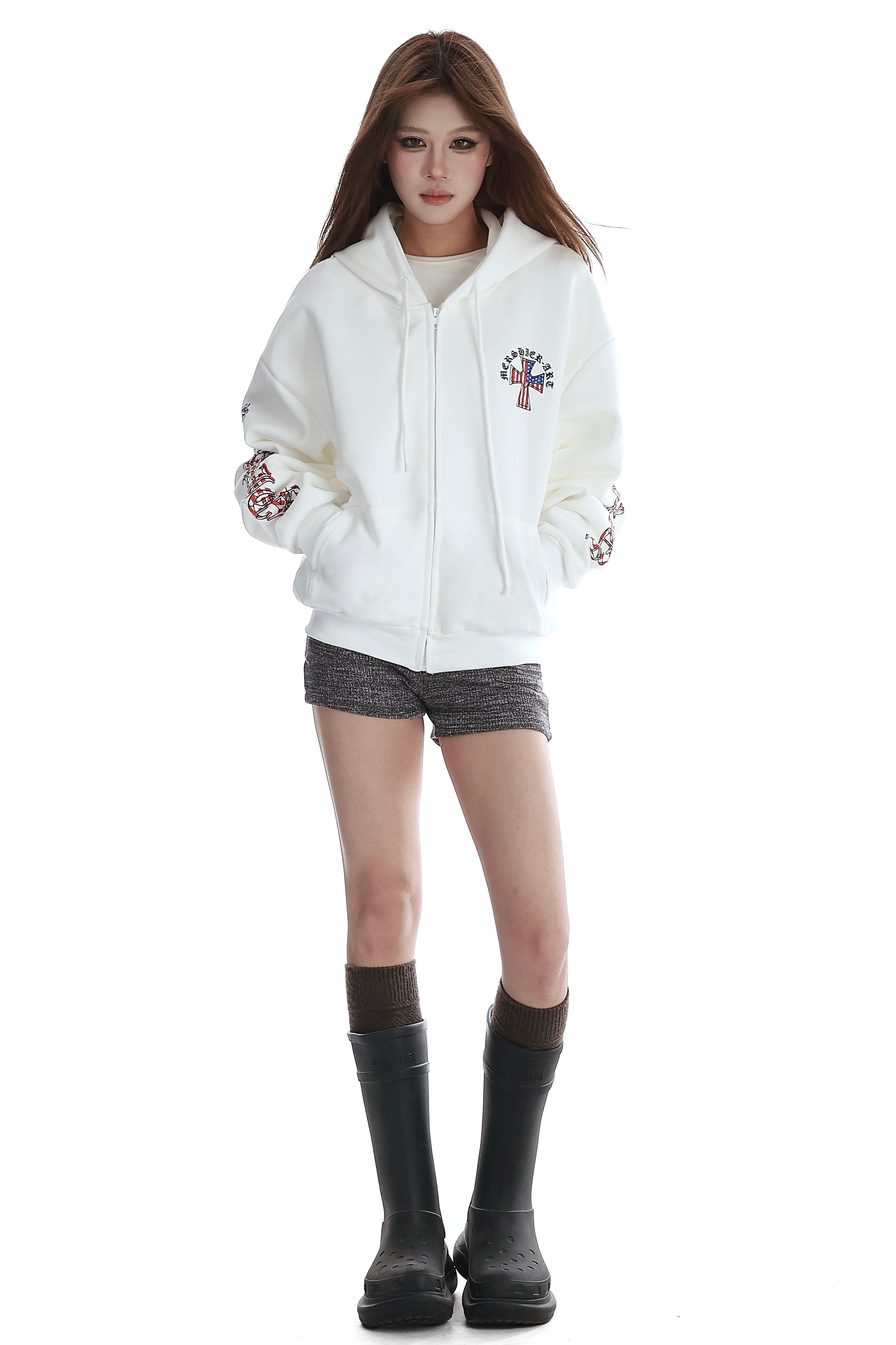 Soft Rebel Cross Hoodie mry002236