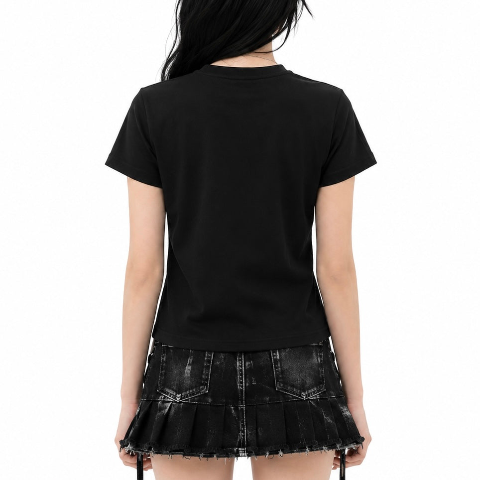 【新作】イヤホンメロディ フィットTシャツ mry002623