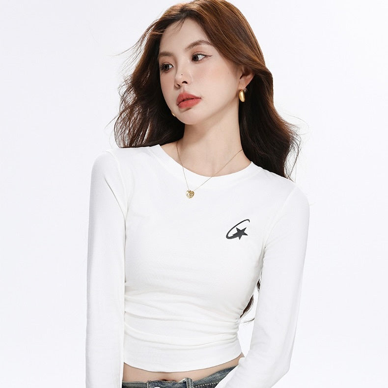 【特別価格/2color】Tight Fit Long Sleeve Top mry001123