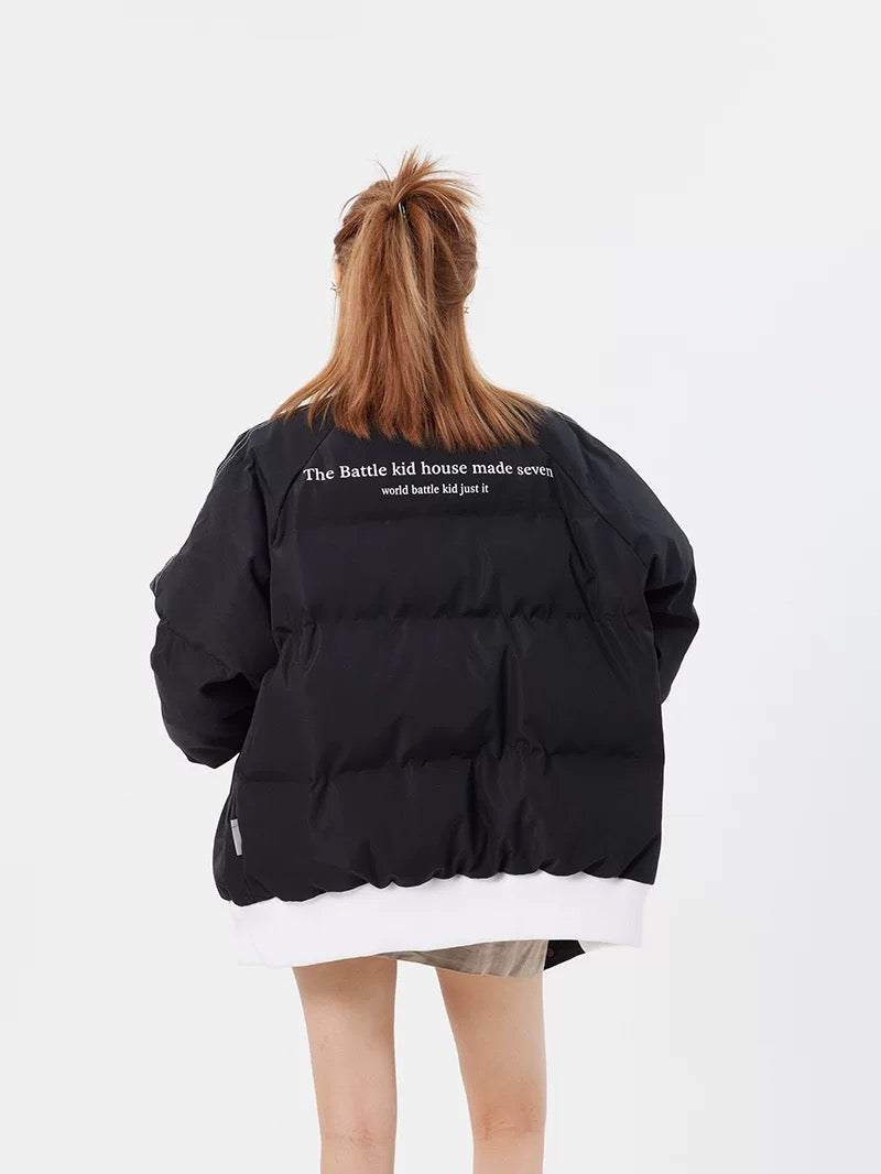 【衝撃価格】Sporty High-Neck Puffer Jacket mry001969