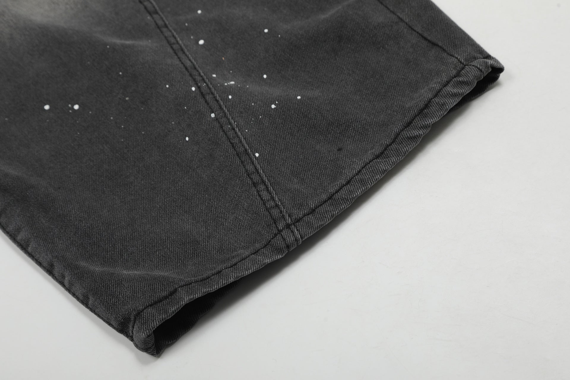 【2color】Splatter Wash Balloon Denim Pants mry001753