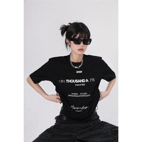 2023SS ホットガール 韓国ストリート Tシャツ サマーファッション mry000710