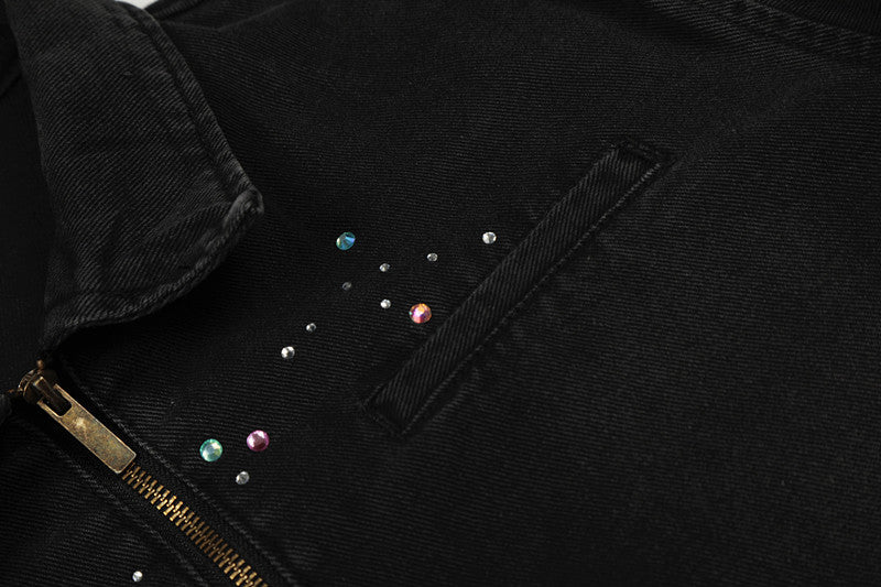 Studded Zip Work Jacket mry002211