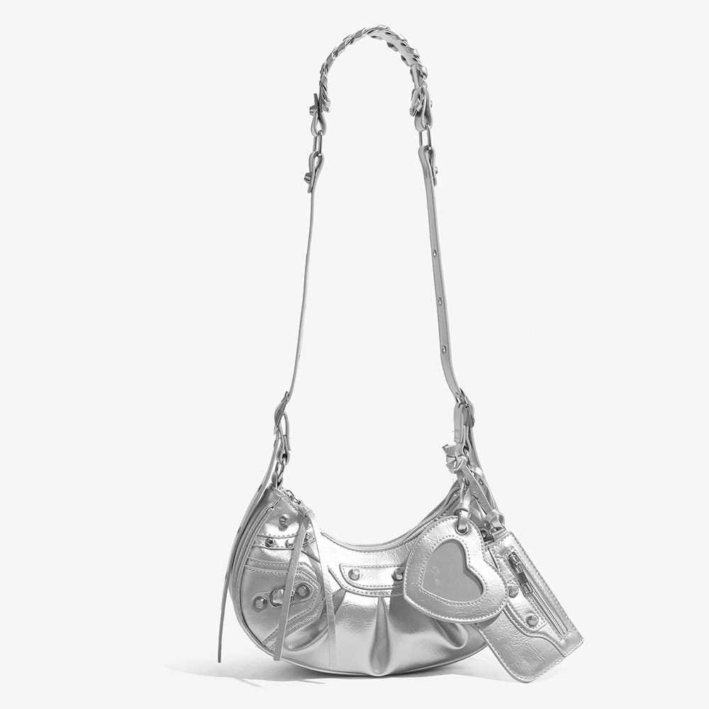 【4color】Moon Shape Biker Bag  mry001599