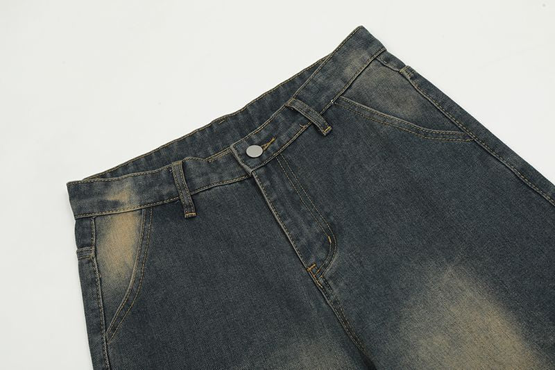 Shadow Strap Wide Denim Pants mry001690