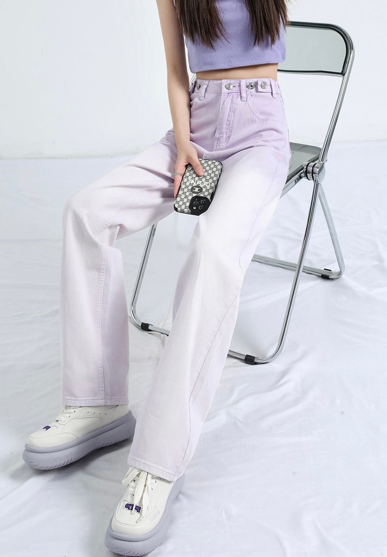 【2color】Gradient Wide-Leg Jeans mry001749