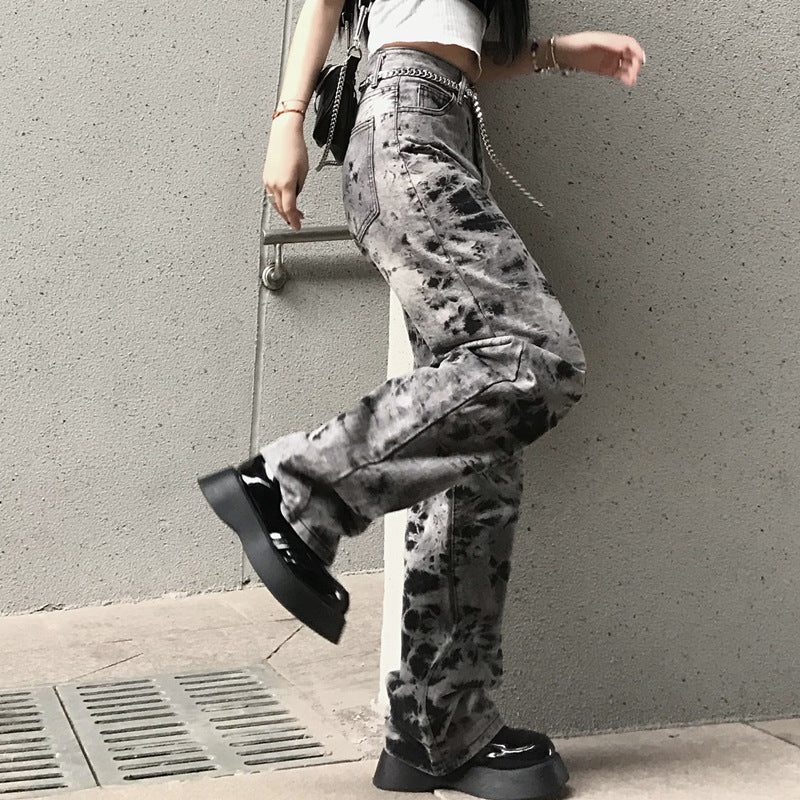 コントラスト　ジーンズ　ストリート　sle000348