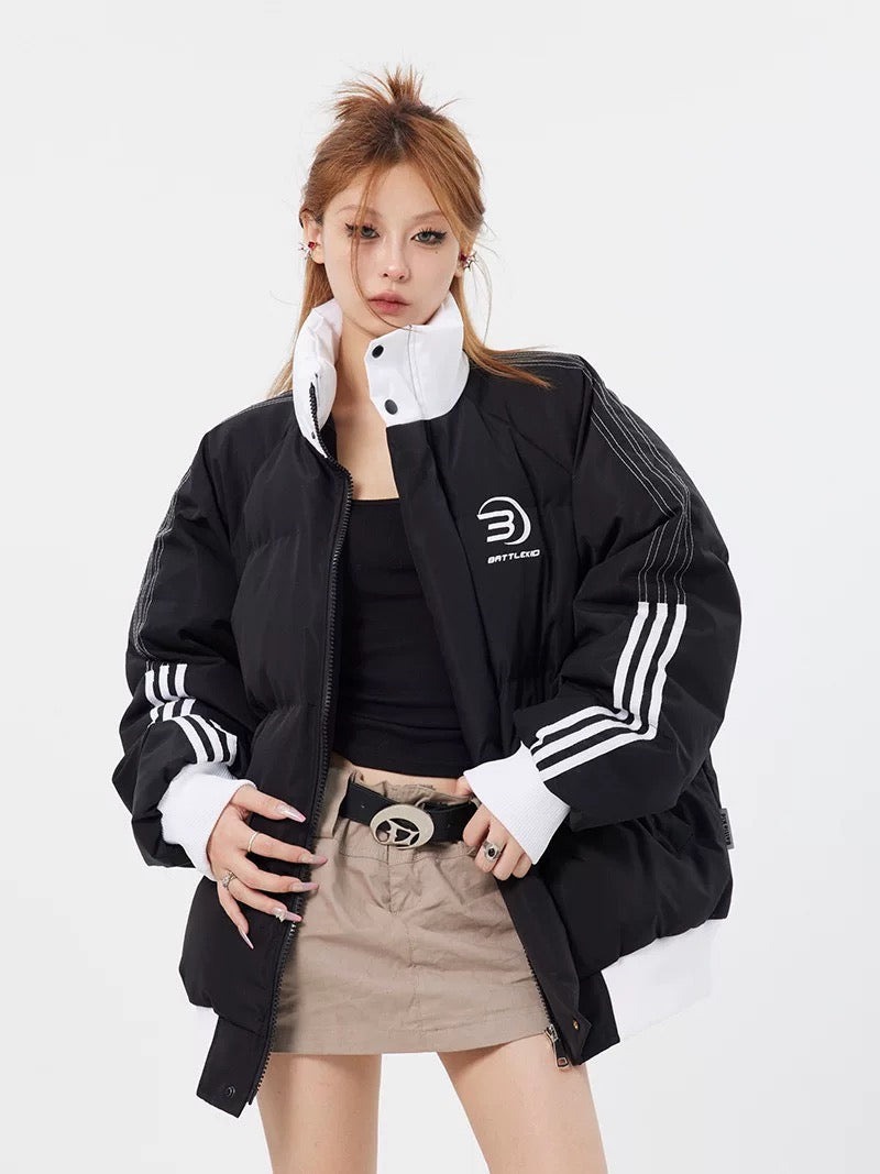 【衝撃価格】Sporty High-Neck Puffer Jacket mry001969