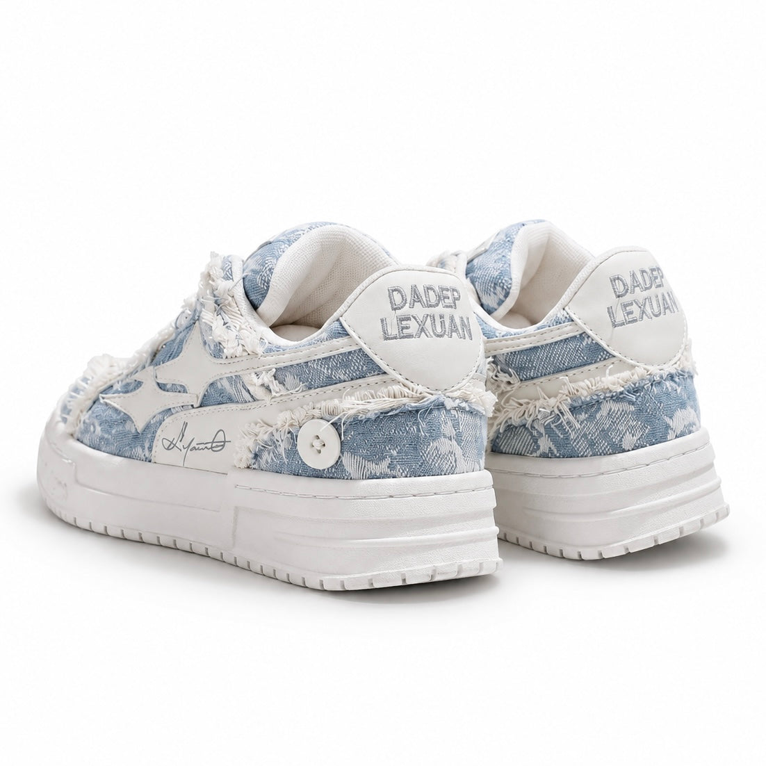 【2color】Ivory Edge Fray Sneakers mry001754