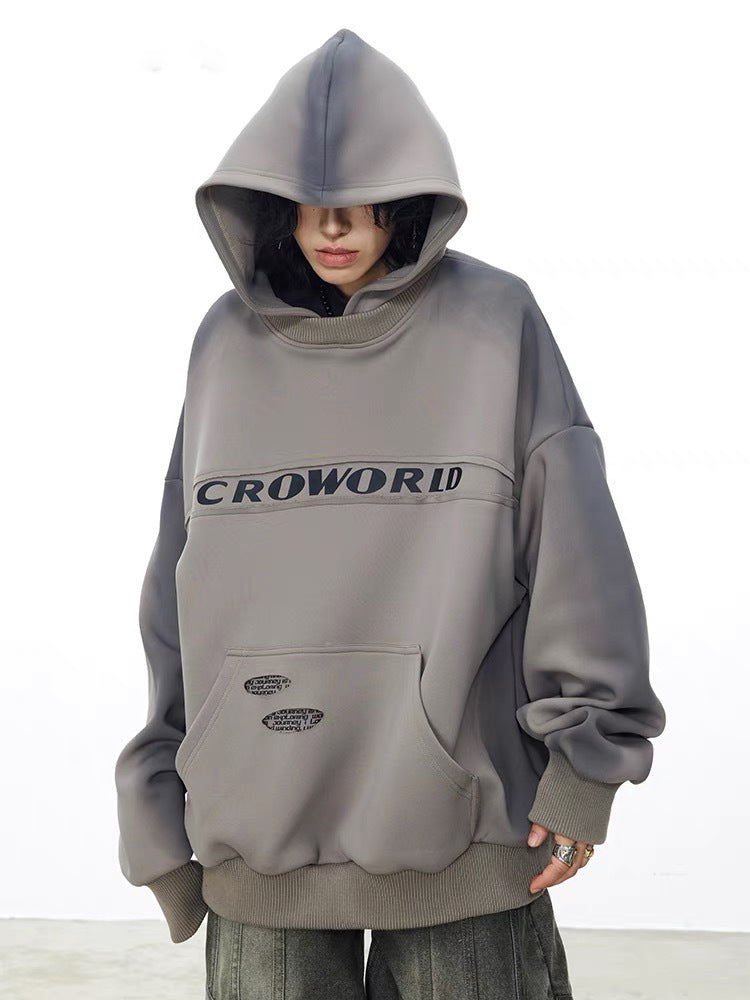 CROWORLD Oversized Hoodie Sweatshirt mry001622