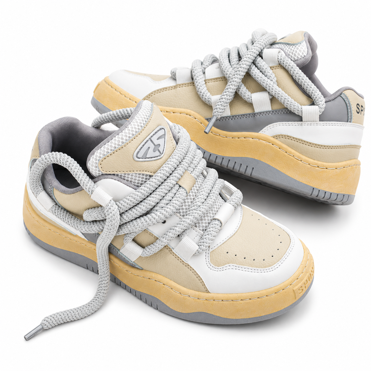 『評価★4.8以上』Heavy Rope Lace Chunky Sneakers mry001947