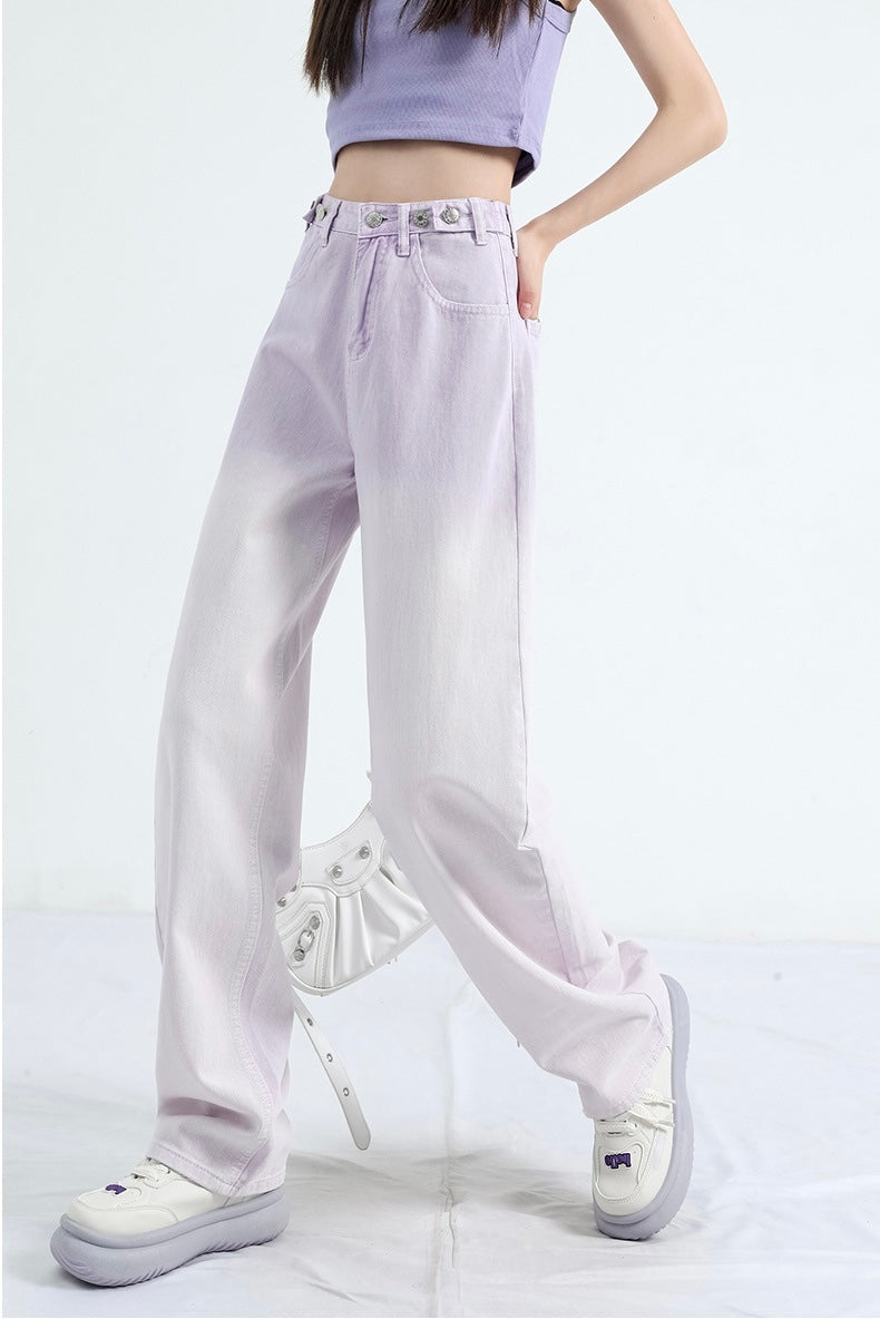 【2color】Gradient Wide-Leg Jeans mry001749