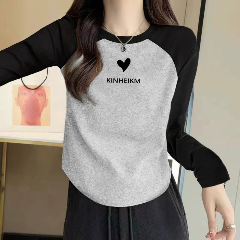 【人気ロンT/3color】フェミニンロングTシャツmry001058