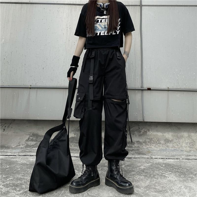 ハイストリートパンツ　着脱可能　mry000328