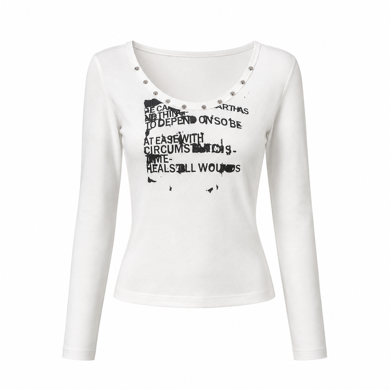 【新作】スタッズロゴ フィットTシャツ mry002647