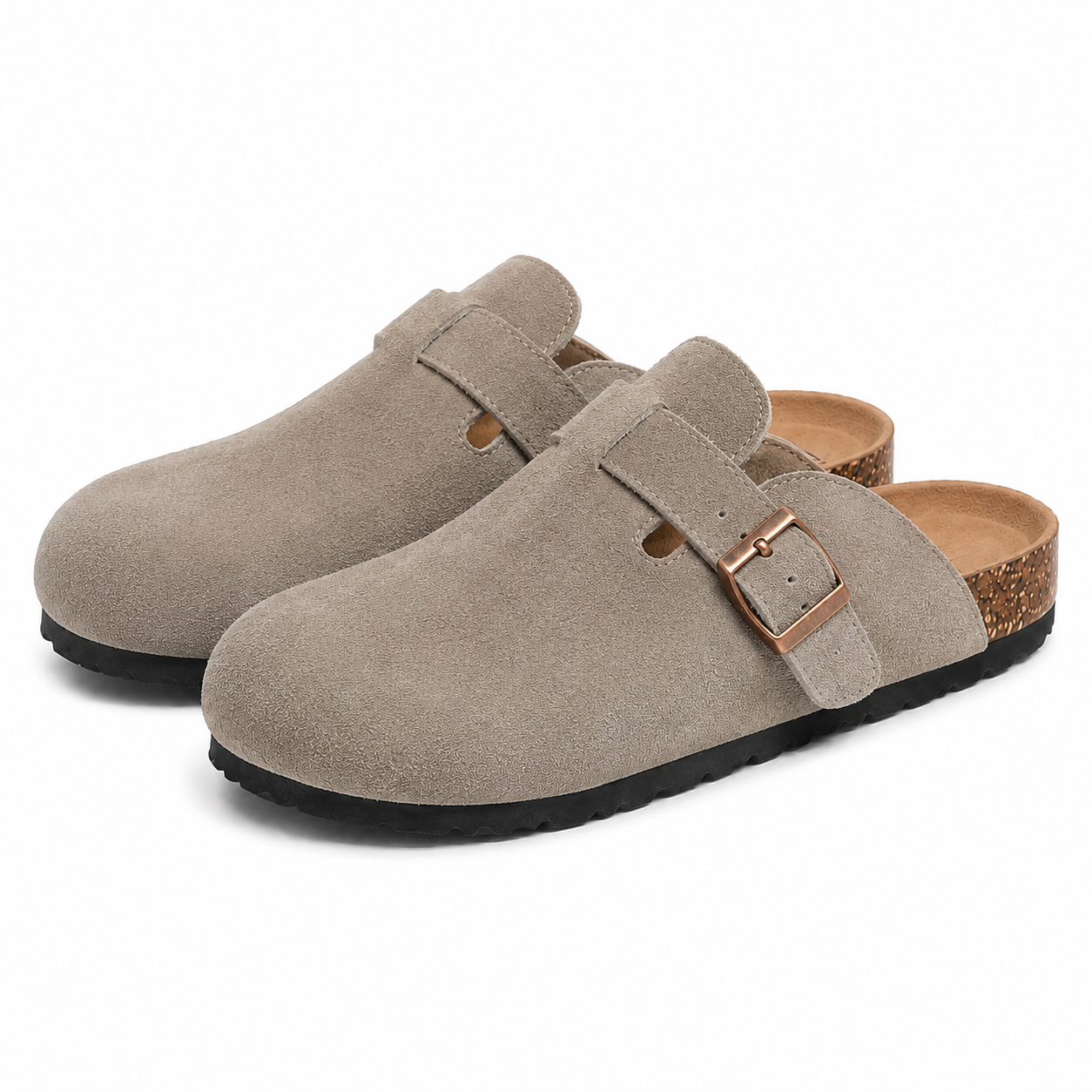 【再入荷】スエードバックル サンダル（3.0cm UP）mry002507