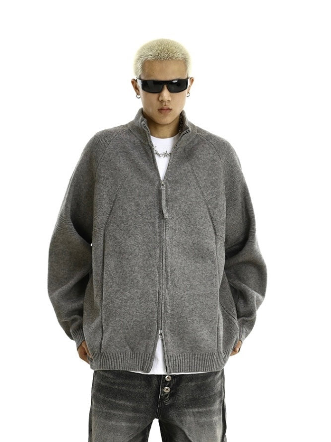【2color】Tech Noir Knit Jacket mry001636