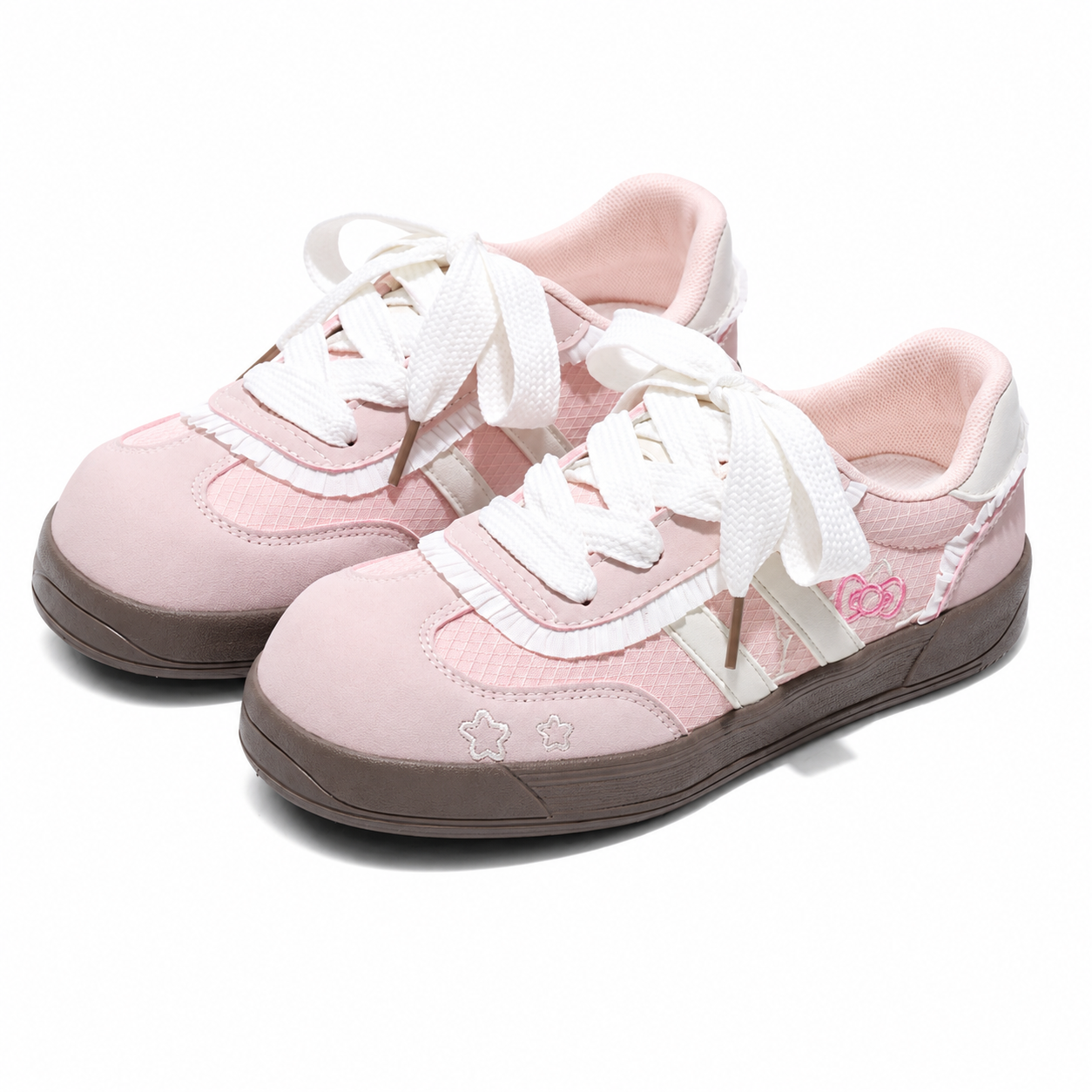 【再入荷】レースリボン 厚底スニーカー（3.0cm UP）mry002503