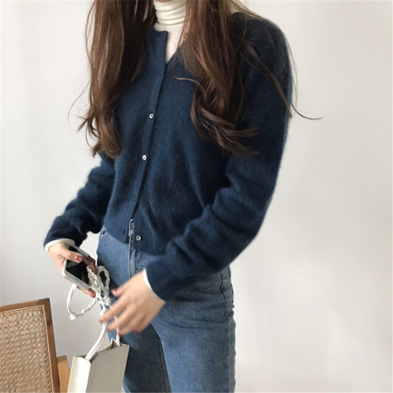 【高品質】2カラー展開 フェミニンカーディガン mry001498