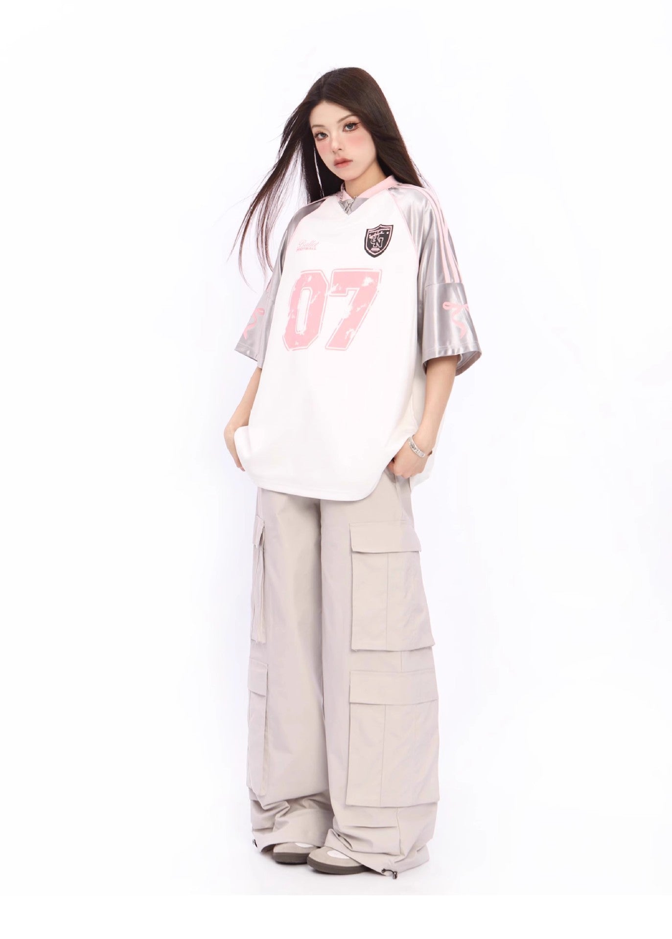 【2color】Star Player Nylon T-Shirt mry001703