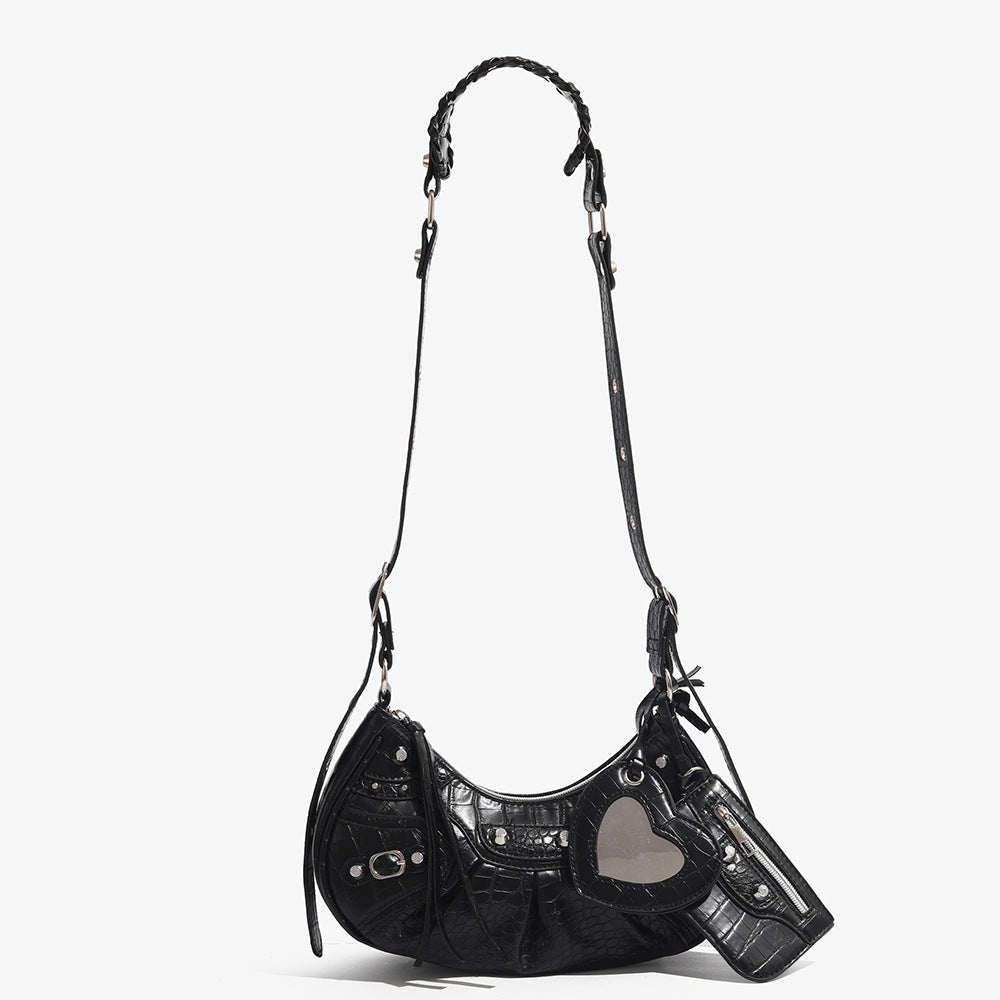 【4color】Moon Shape Biker Bag  mry001599