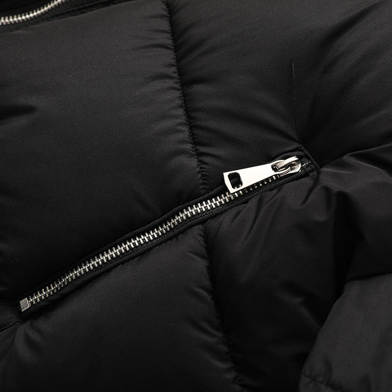 Warm High-Neck Short Puffer Jacket mry001980