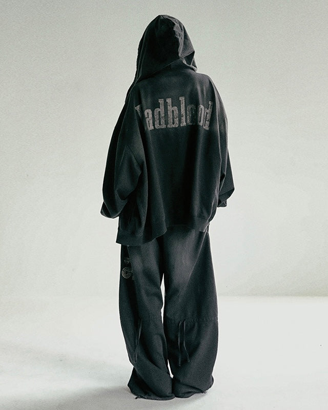 【Tops】Badblood Oversized Zip Hoodie mry001884