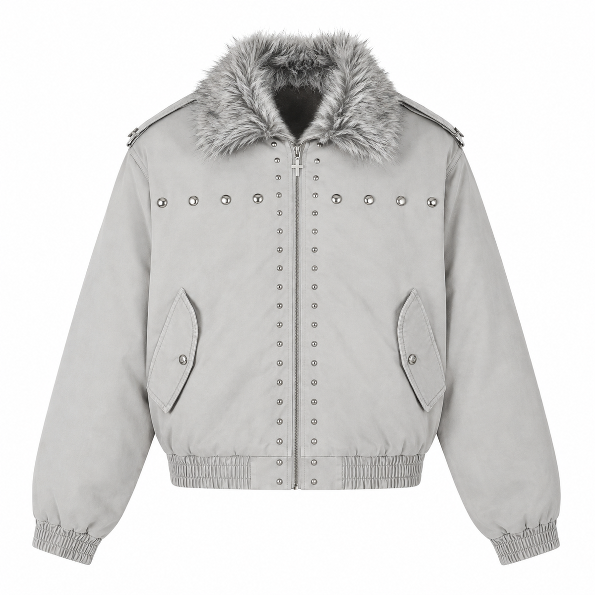 シルバースタッズ ファージャケット mry002853