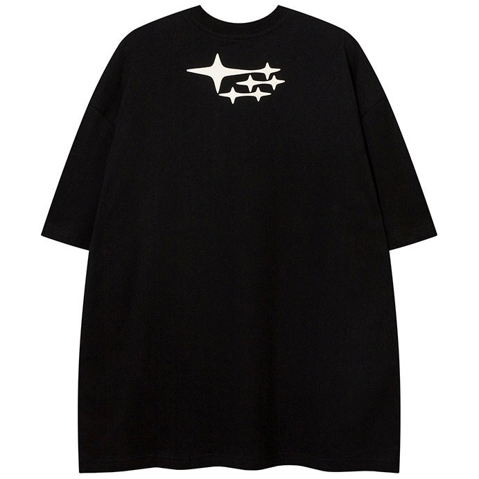 【トップス】スターウェーブ オーバーサイズTシャツ mry002484