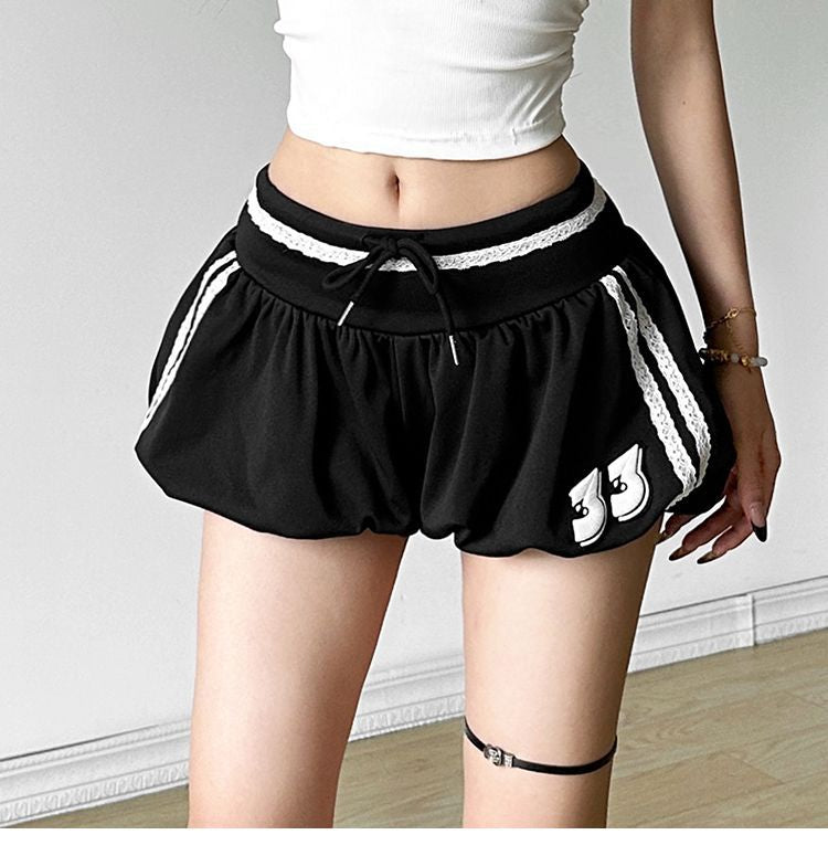 Bubble Lace Track Shorts mry001724