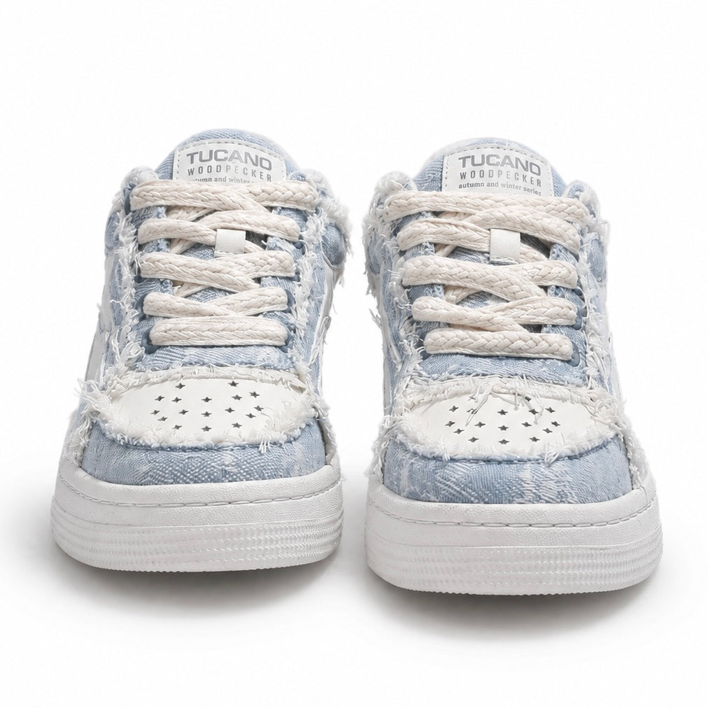 【2color】Ivory Edge Fray Sneakers mry001754