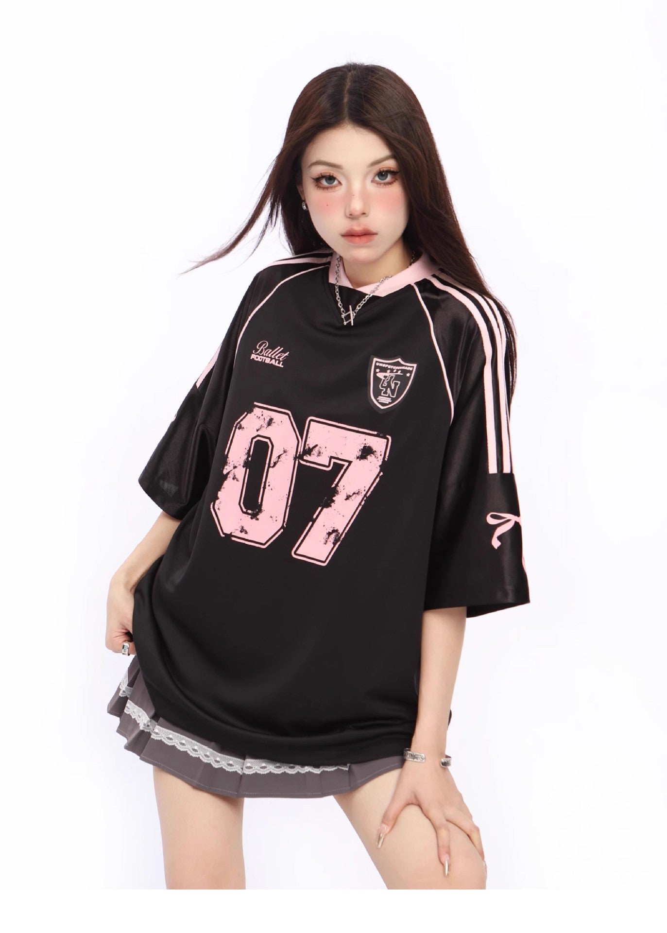 【2color】Star Player Nylon T-Shirt mry001703
