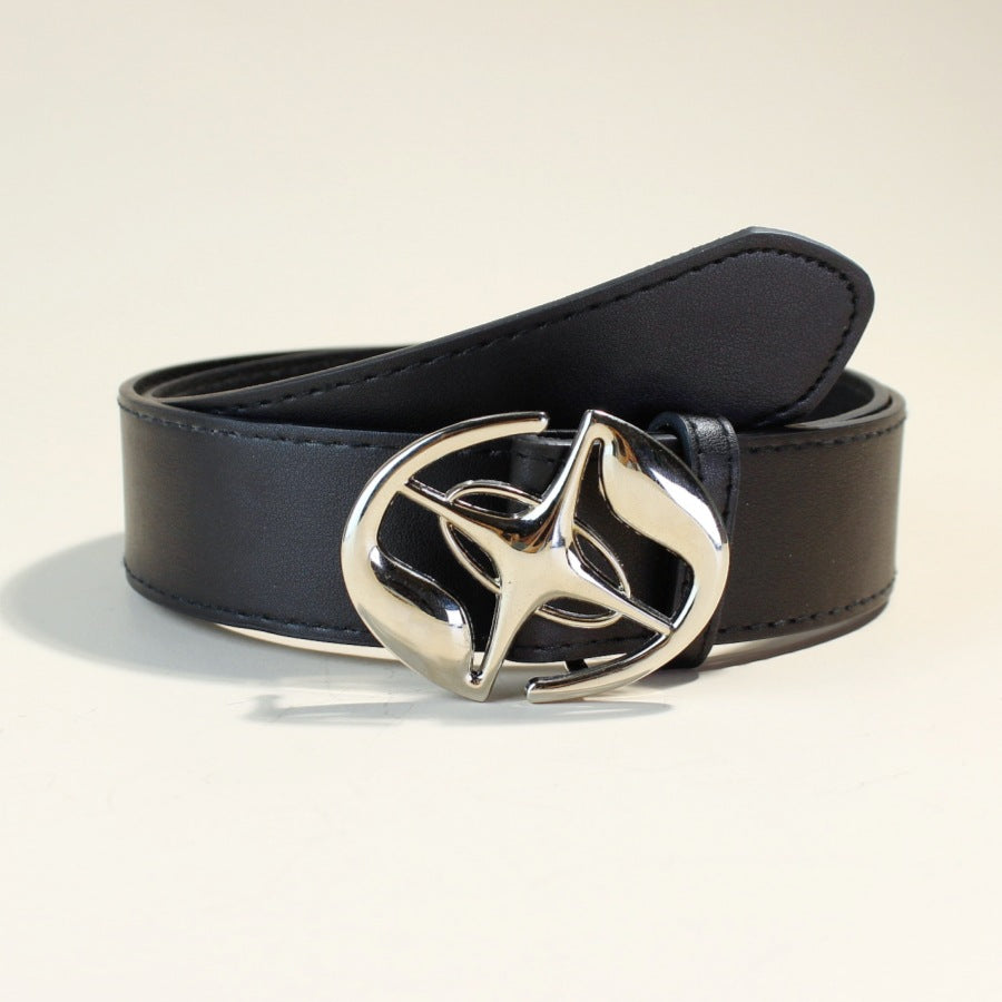 【爆売れ中/3color】Twist Emblem Leather Belt mry001758