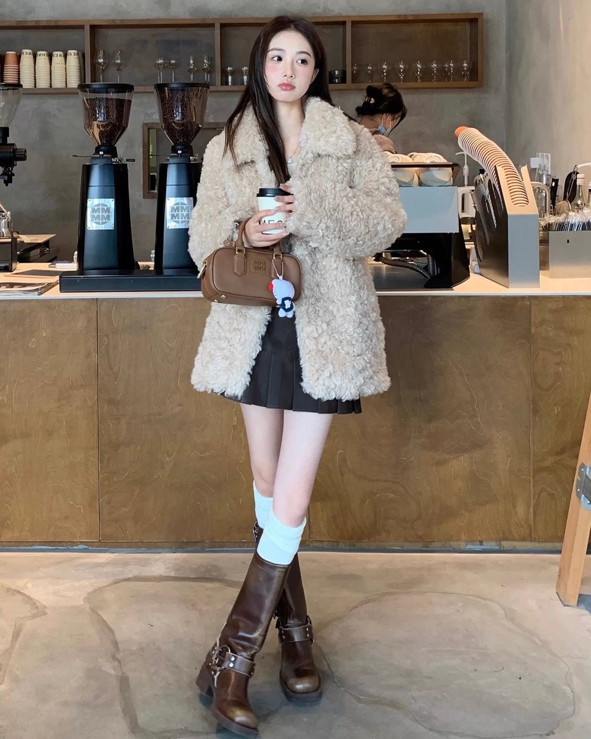 Teddy Fur Short Coat mry002048