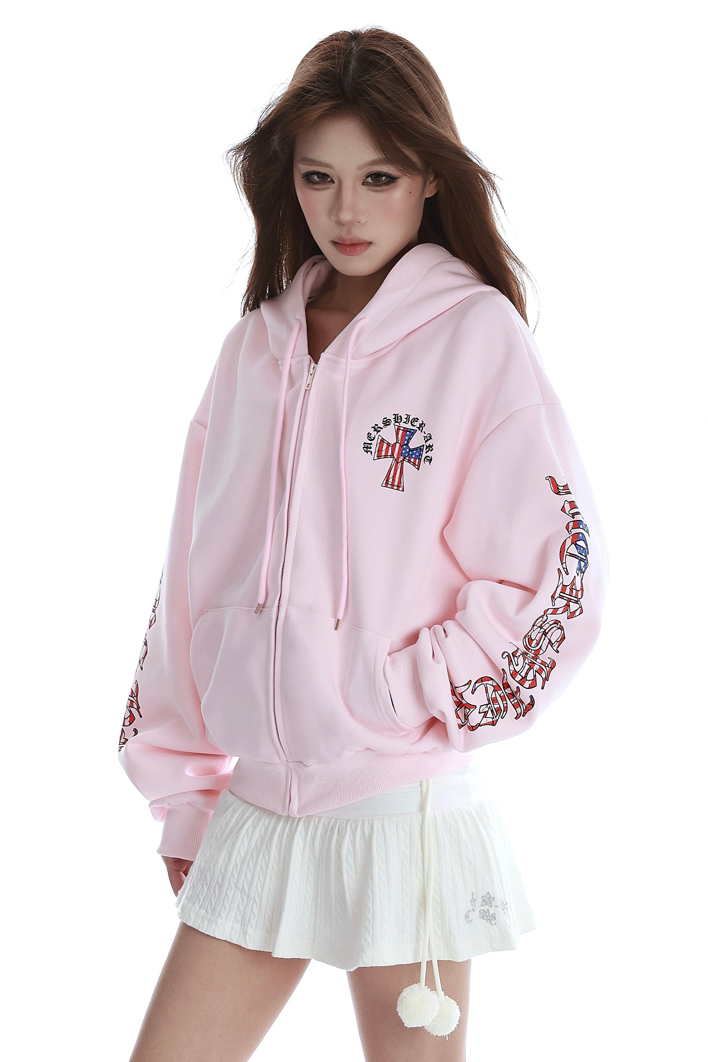 Soft Rebel Cross Hoodie mry002236