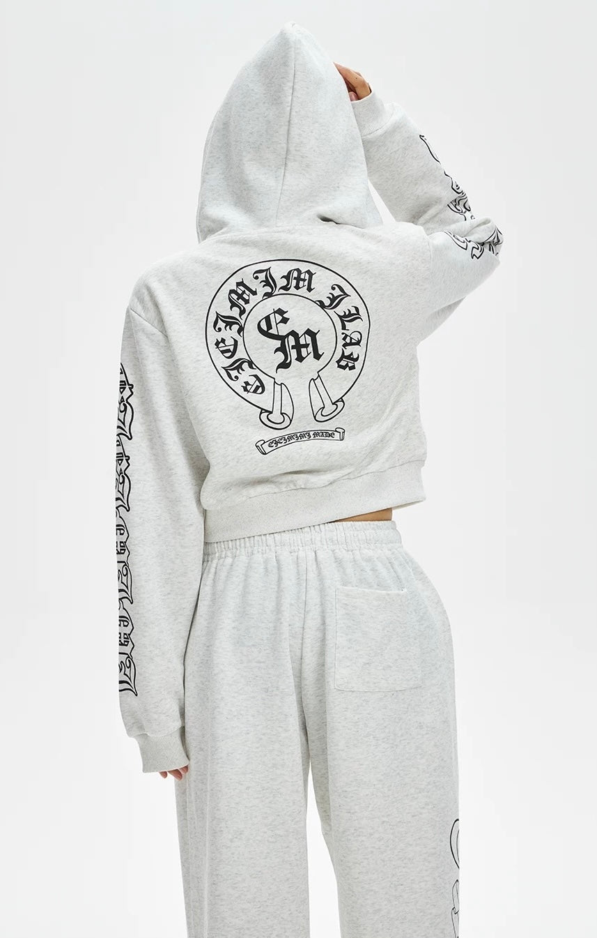 セットアップ／2color】クロップドフーディー&スウェットパンツ mry001889