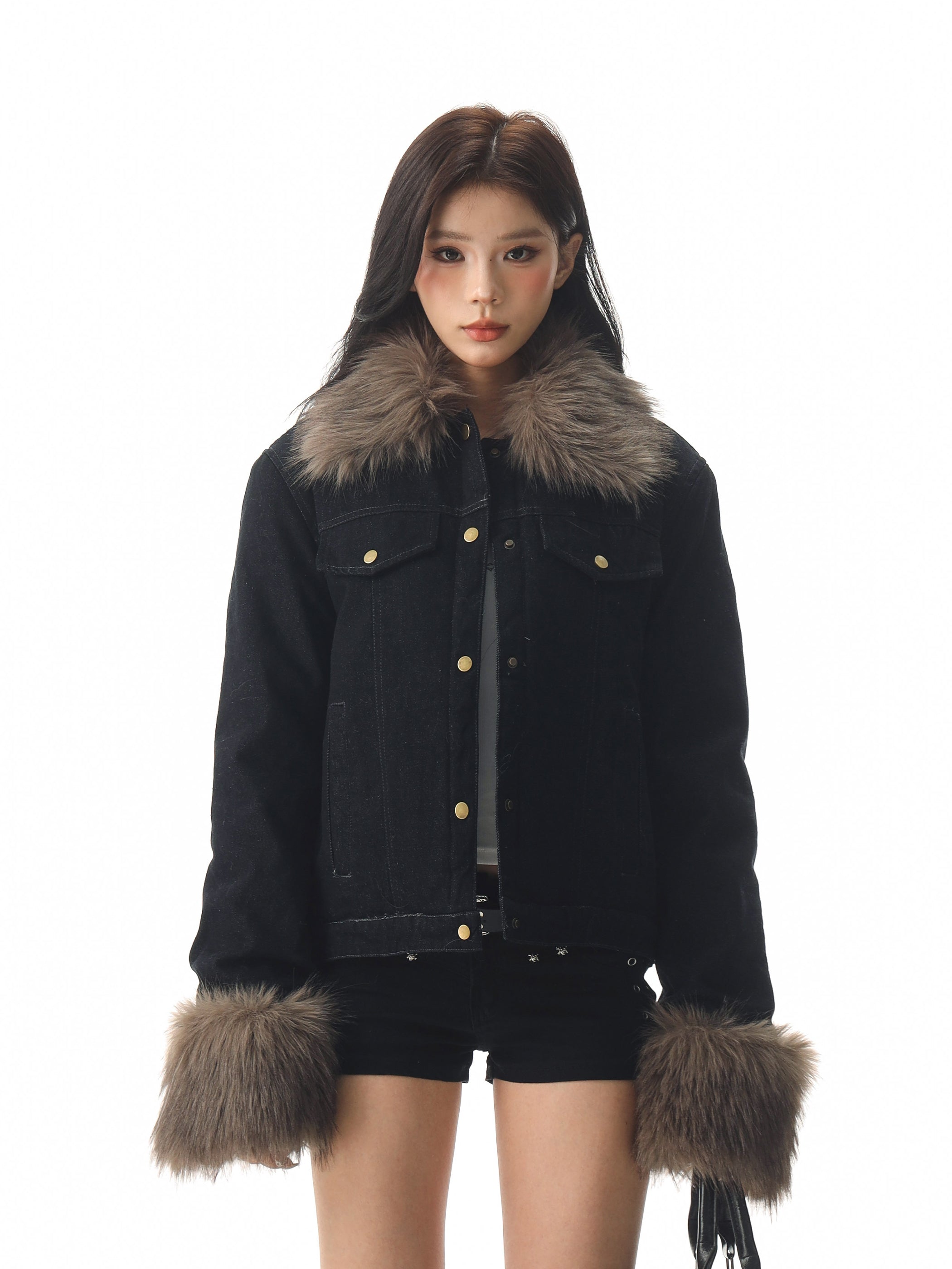 Urban Fur Denim Jacket mry001997
