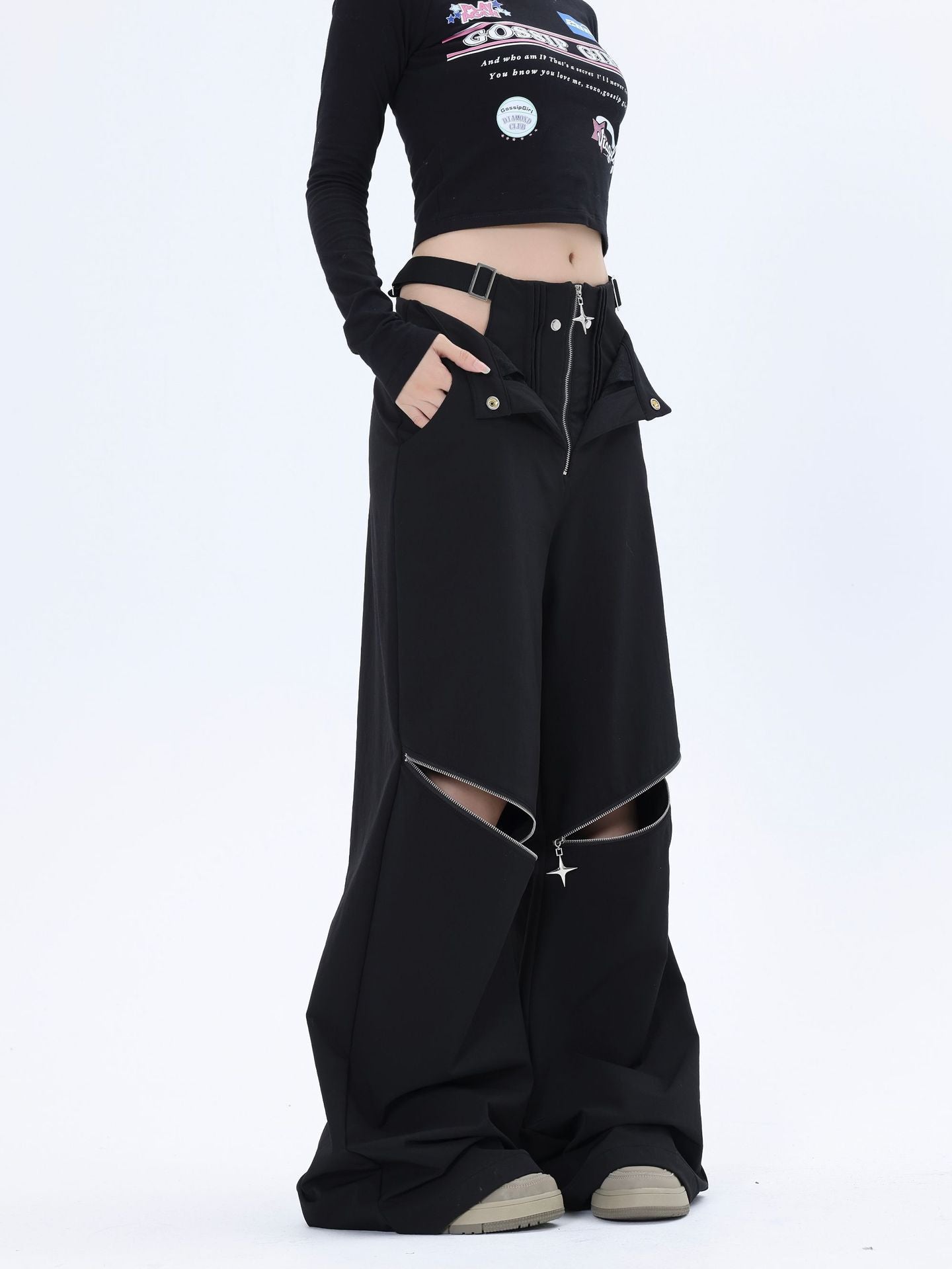 Butterfly Zip Track Pants mry001725
