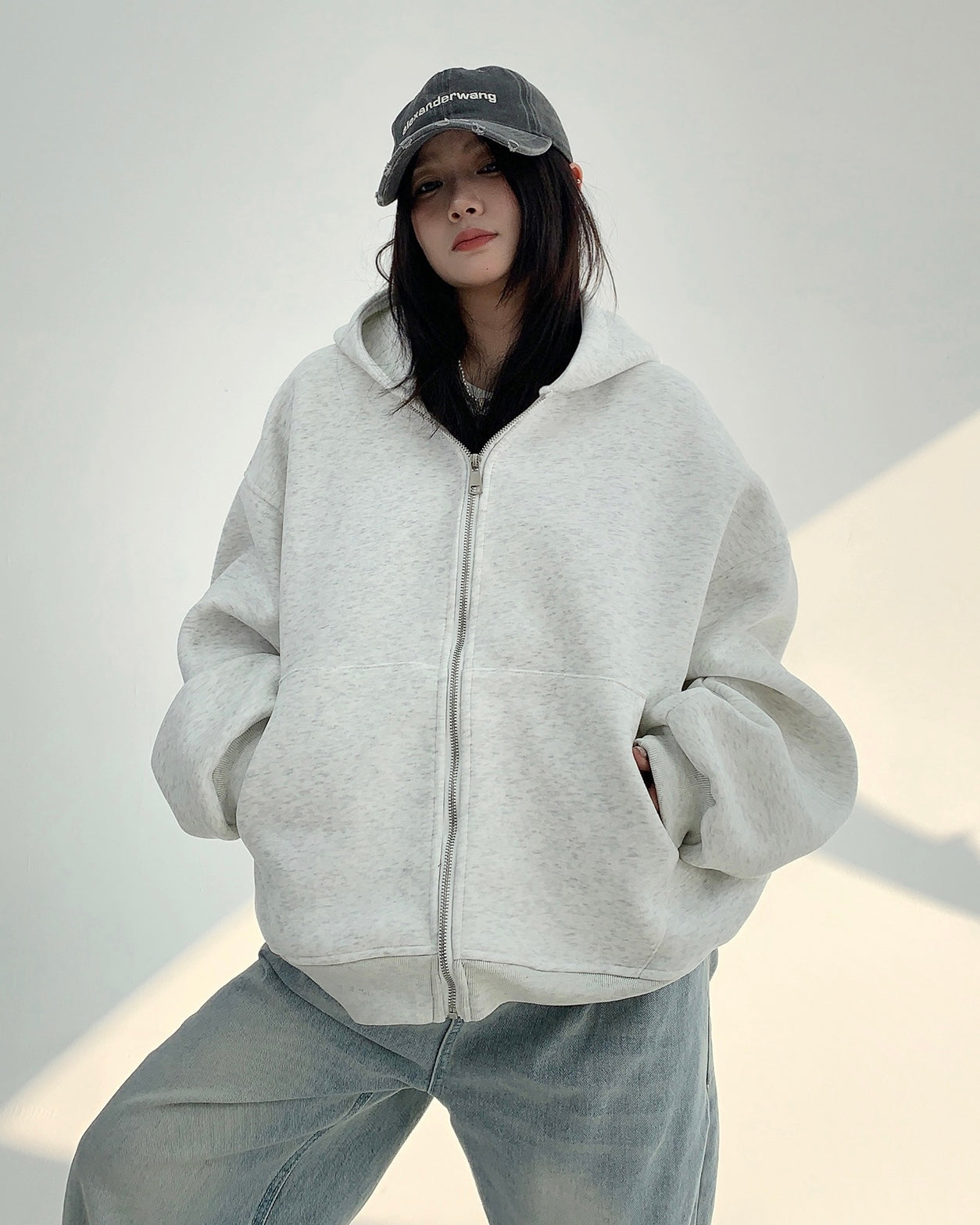 【評価★4.8以上／高品質】Backpack-Attached Oversized Hoodie mry001902